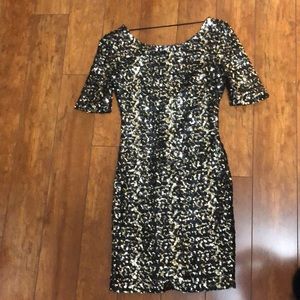 Cocktail sequin dress 🧡🖤